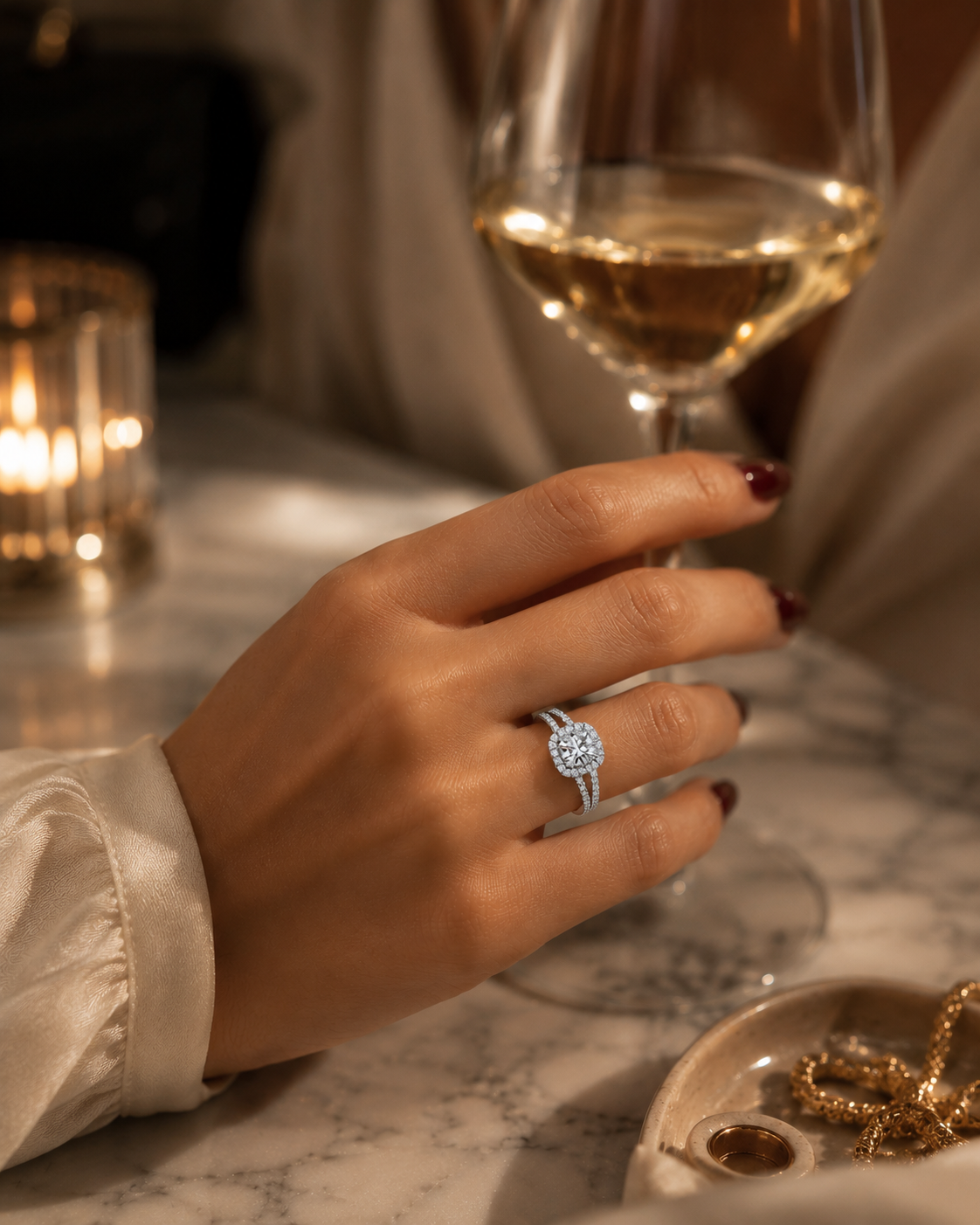 Flovrez Halo Ring
